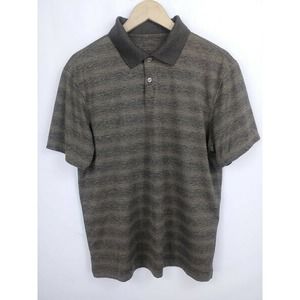 Haggar Mens Shirt Polo Golf Green Large